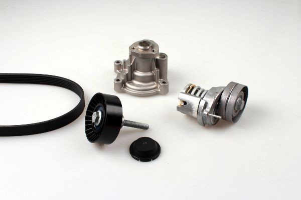 HEPU PK05810 Water Pump + V-Ribbed Belt Kit AUDI experience and price