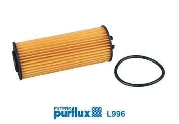 PURFLUX Filter Insert Inner Diameter: 22mm, Ø: 50mm, Height: 137mm Oil filters L996 buy