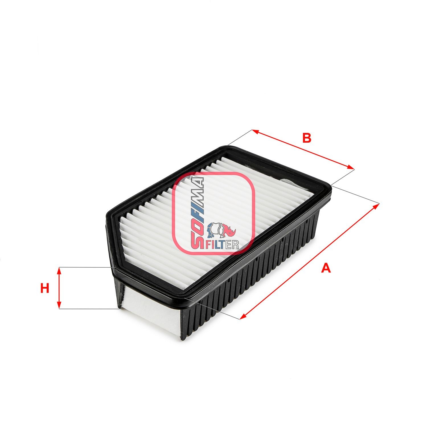 SOFIMA 55mm, 132mm, 248mm, Filter Insert Length: 248mm, Width: 132mm, Height: 55mm Engine air filter S 3627 A buy