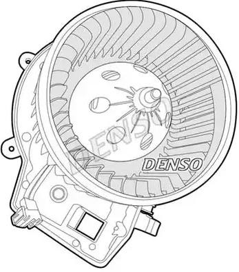 DENSO DEA17001 Mercedes-Benz C-Class 2005 Electric motor interior blower