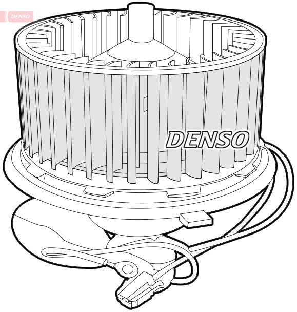 DENSO DEA26001 Interior Blower for left-hand drive vehicles, without resistor
