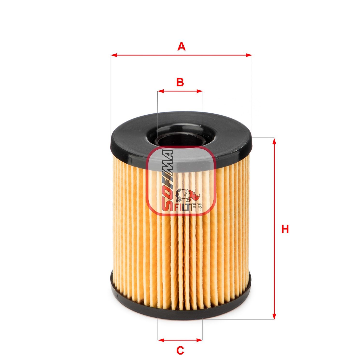 SOFIMA S 5115 PE Oil filter Filter Insert