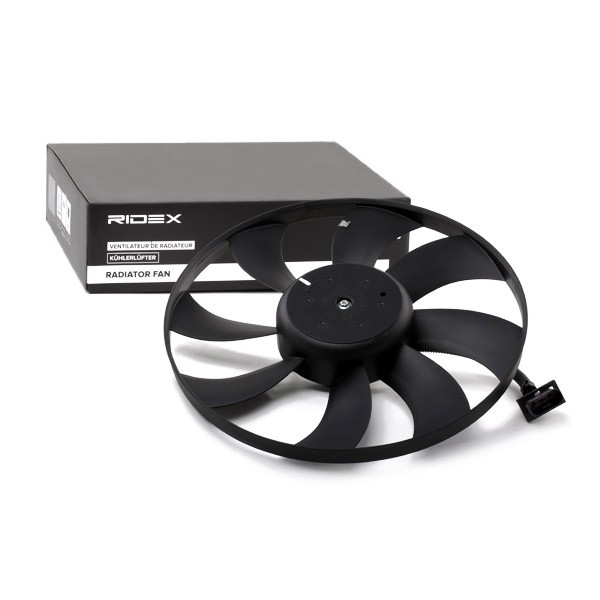 RIDEX 508R0087 Fan, radiator D1: 393 mm, 250W, without radiator fan shroud
