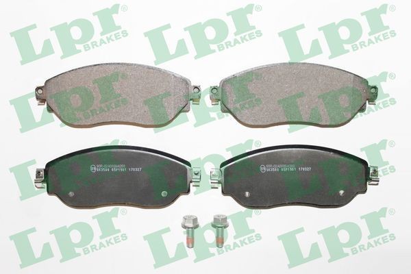 LPR with bolts/screws Height: 60mm, Width: 160mm, Thickness: 18mm Brake pads 05P1901 buy