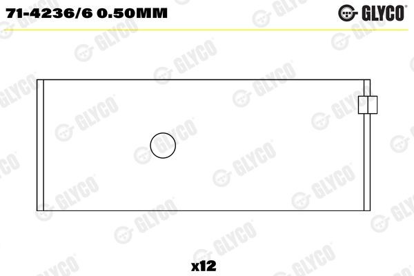 GLYCO 71-4236/6 0.50mm Pleuellager für VOLVO NL LKW in Original Qualität