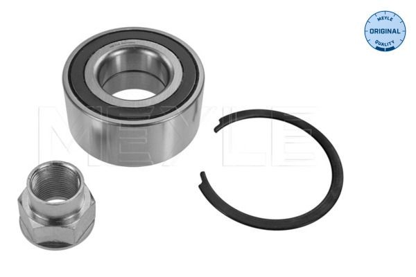 MEYLE 214 650 0006 Wheel bearing kit Front Axle, with attachment material, ORIGINAL Quality, 72 mm, Ball Bearing