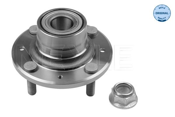 514 752 0002 MEYLE Wheel bearings VOLVO Rear Axle, with attachment material, ORIGINAL Quality, with integrated wheel bearing, 140 mm, Ball Bearing