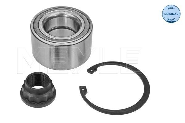 MEYLE 30-14 650 0013 Wheel bearing kit Front Axle, with attachment material, ORIGINAL Quality, 71 mm, Ball Bearing