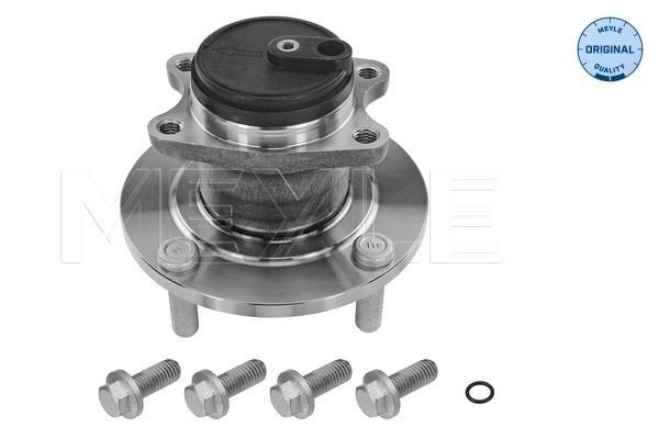 MEYLE 014 752 1002 Wheel Hub 4x114, with integrated wheel bearing, with wheel studs, with seal, with attachment material, Rear Axle, ORIGINAL Quality