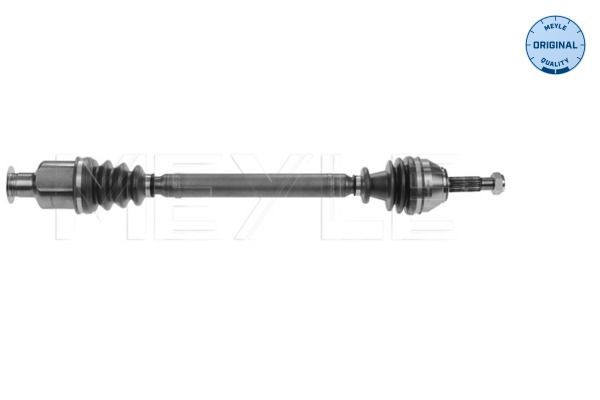 MEYLE 16-14 498 0016 Drive shaft Front Axle Right, 712mm, Ø: 36mm, ORIGINAL Quality