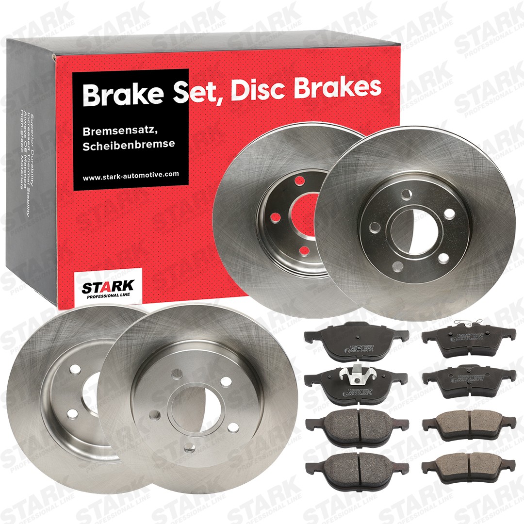 STARK Brake disc and pads set SKBK-1090324 for FORD FOCUS, C-MAX