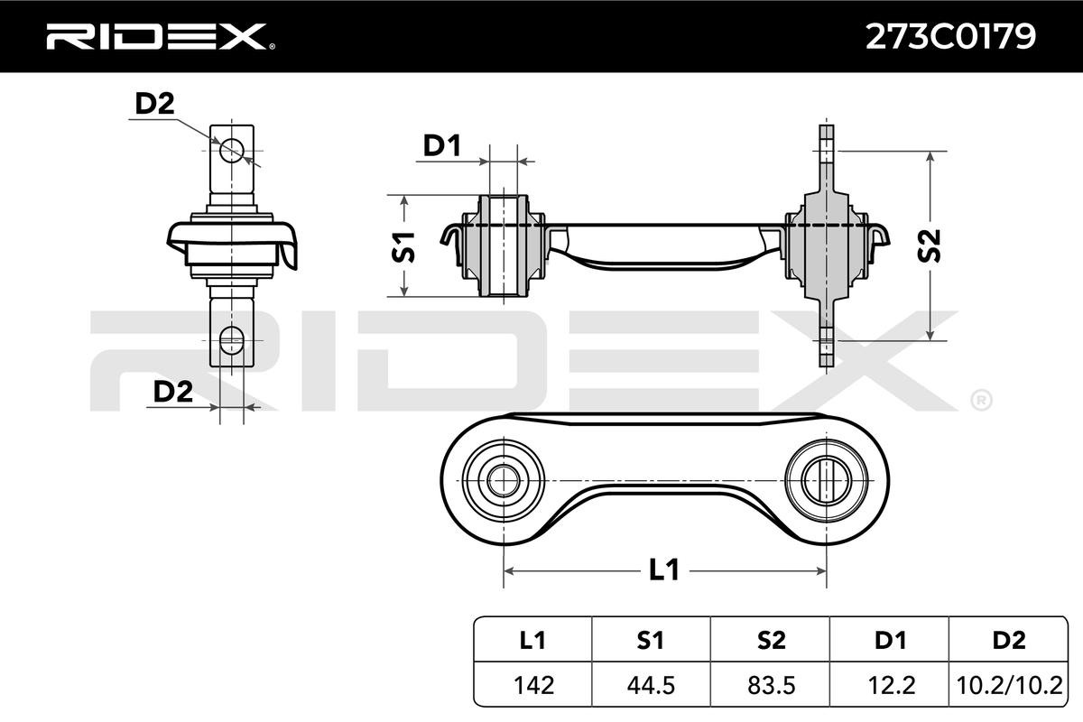 273C0179 Track control arm RIDEX 273C0179 review and test