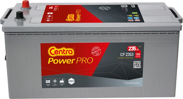CF2353 CENTRA Car battery IVECO 12V 235Ah 1300A B0 Lead-acid battery