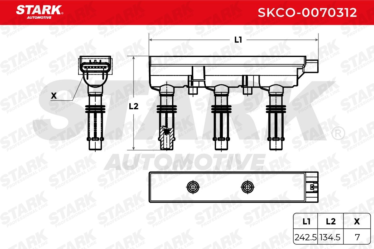 OEM-quality STARK SKCO-0070312 Ignition coil pack