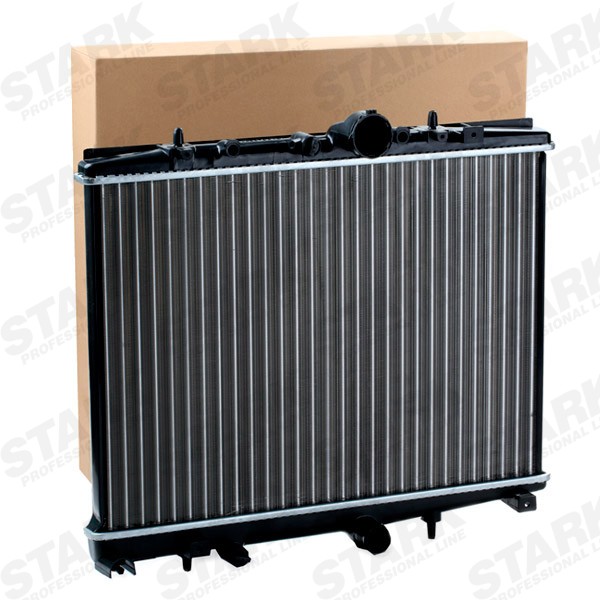 STARK SKRD-0120657 Engine radiator Aluminium, 380 x 549 x 26 mm, without frame, Mechanically jointed cooling fins