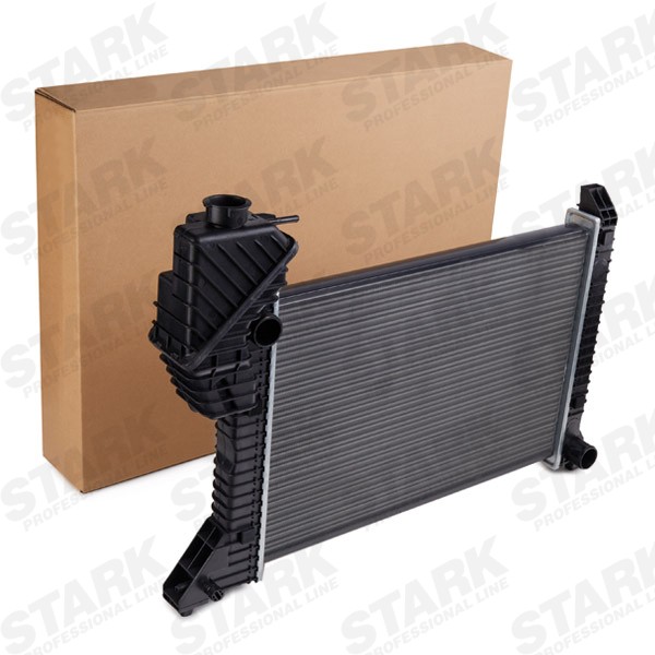 STARK SKRD-0120676 Engine radiator Aluminium, Plastic, for vehicles without air conditioning x 32 mm, Manual Transmission