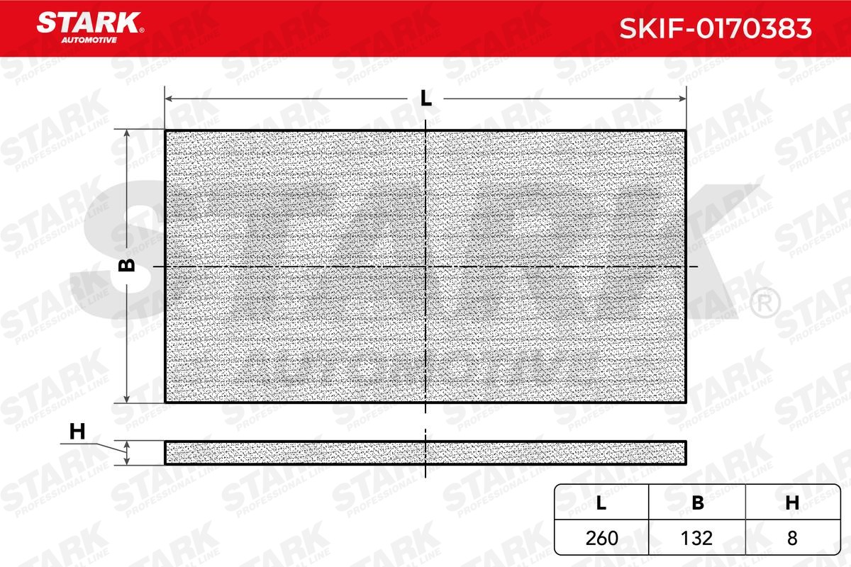 SKIF0170383 Filter, Innenraumluft STARK SKIF-0170383 - Große Auswahl - stark reduziert