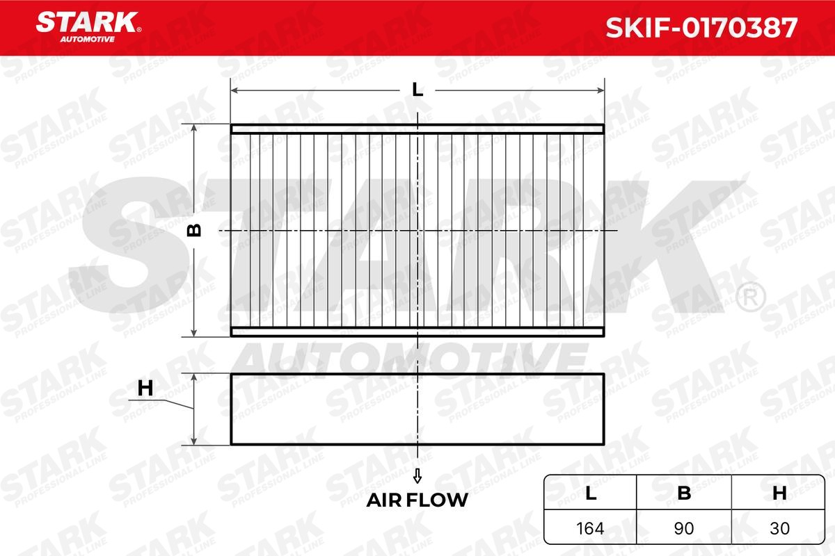 OEM-quality STARK SKIF-0170387 Air conditioner filter