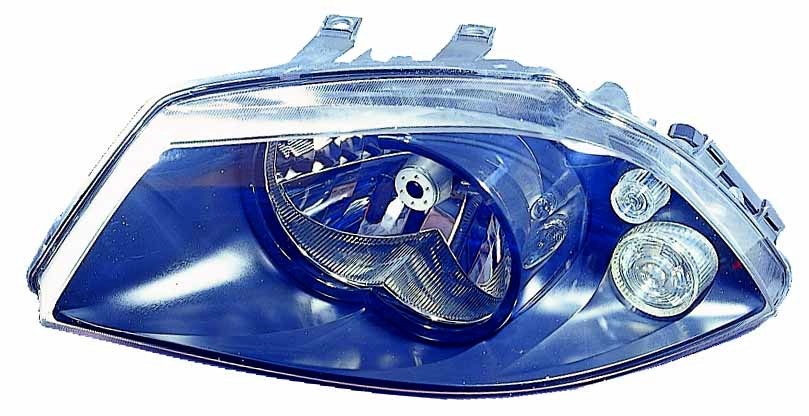 ABAKUS 445-1114L-LD-EM Headlight Left, H4, with low beam, with outline marker light, with indicator, with high beam, for right-hand traffic, with bulb holder, without motor for headlamp levelling, P43t