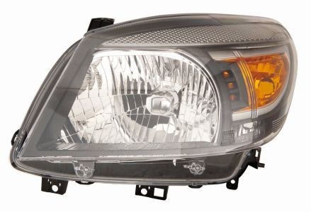 ABAKUS Right, H4, yellow, P43t Vehicle Equipment: for vehicles with headlight levelling (electric) Front lights 231-1137R-LEMN2 buy