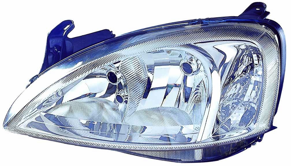 ABAKUS Left, H7/H7, W5W, PY21W, Crystal clear, chrome, Crystal clear, without electric motor, PX26d, BAU15s Front lights 442-1125L-LDEMN buy