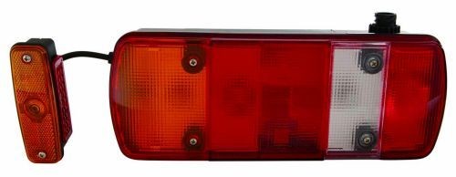 ABAKUS rechts, P21W, PY21W, R10W, R5W, Rot, mit Lampenträger Farbe: Rot Rückleuchte 449-1904R-WE kaufen