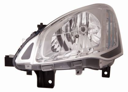 ABAKUS Right, H4, with indicator, with motor for headlamp levelling, P43t Front lights 552-1141RMLD-EM buy