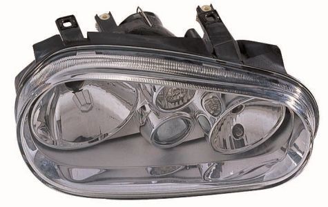 ABAKUS Left, H7, H1, H3, chrome, with front fog light, for right-hand traffic, without motor for headlamp levelling, PX26d, P14.5s, PK22s Left-hand/Right-hand Traffic: for right-hand traffic, Vehicle Equipment: for vehicles with headlight levelling Front lights 441-1130L-LDEMF buy