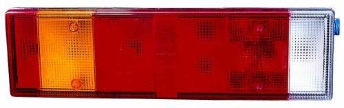 ABAKUS links, P21W, R5W, Rot, mit Lampenträger Farbe: Rot Rückleuchte 449-1902L-WE kaufen