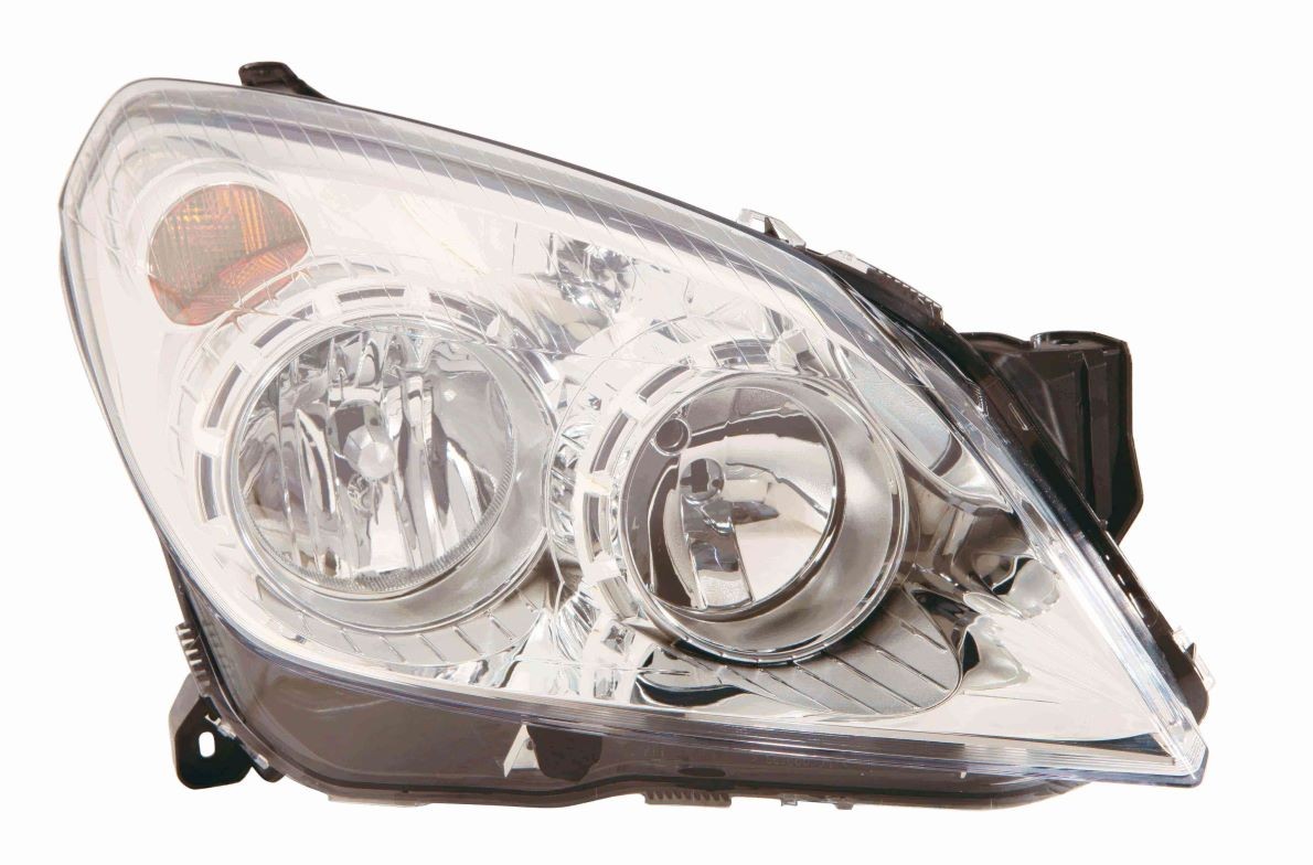 Front headlights ABAKUS Right, H1, H7, with motor for headlamp levelling, P14.5s, PX26d - 442-1140RMLEMN1