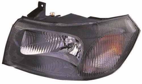 ABAKUS 431-1147L-LDEM2 Headlight Left, H4, for right-hand traffic, with bulb holder, without electric motor, without motor for headlamp levelling, Housing with black interior, P43t