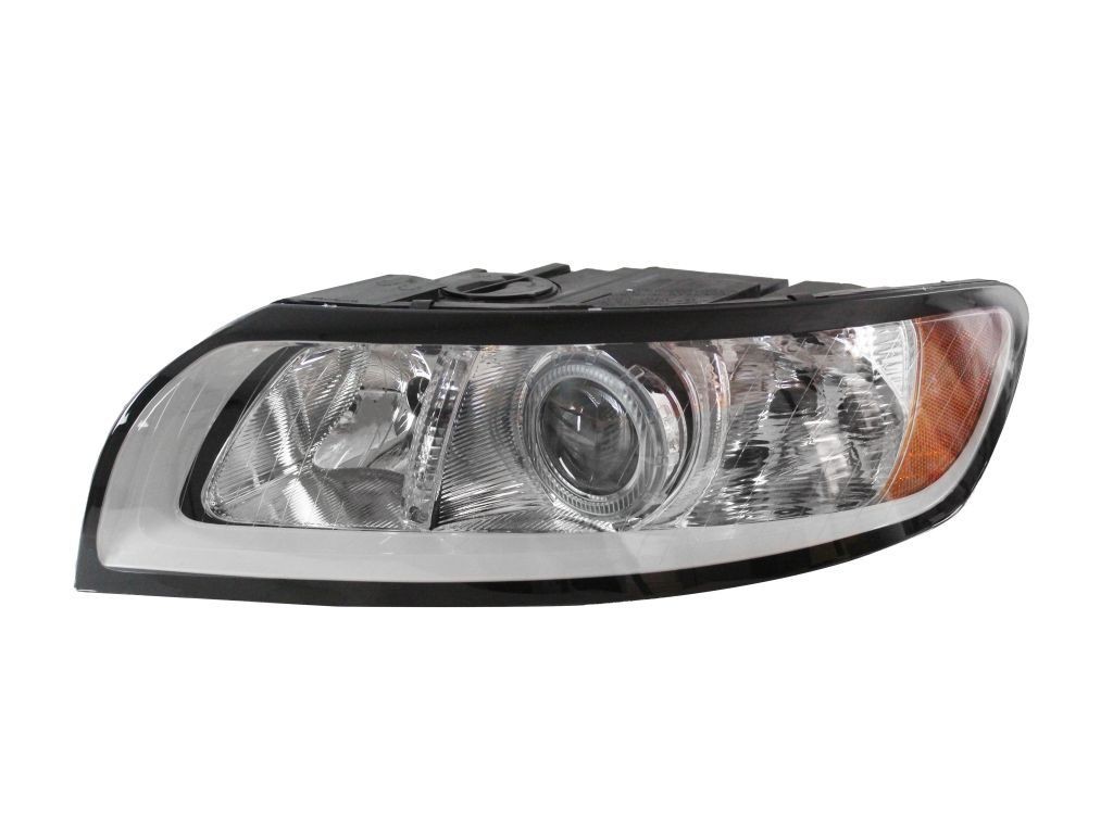 ABAKUS 773-1130LMLDEM6 Headlight Left, H9, H7, chrome, Crystal clear, with motor for headlamp levelling, PX26d, PGJ19-5