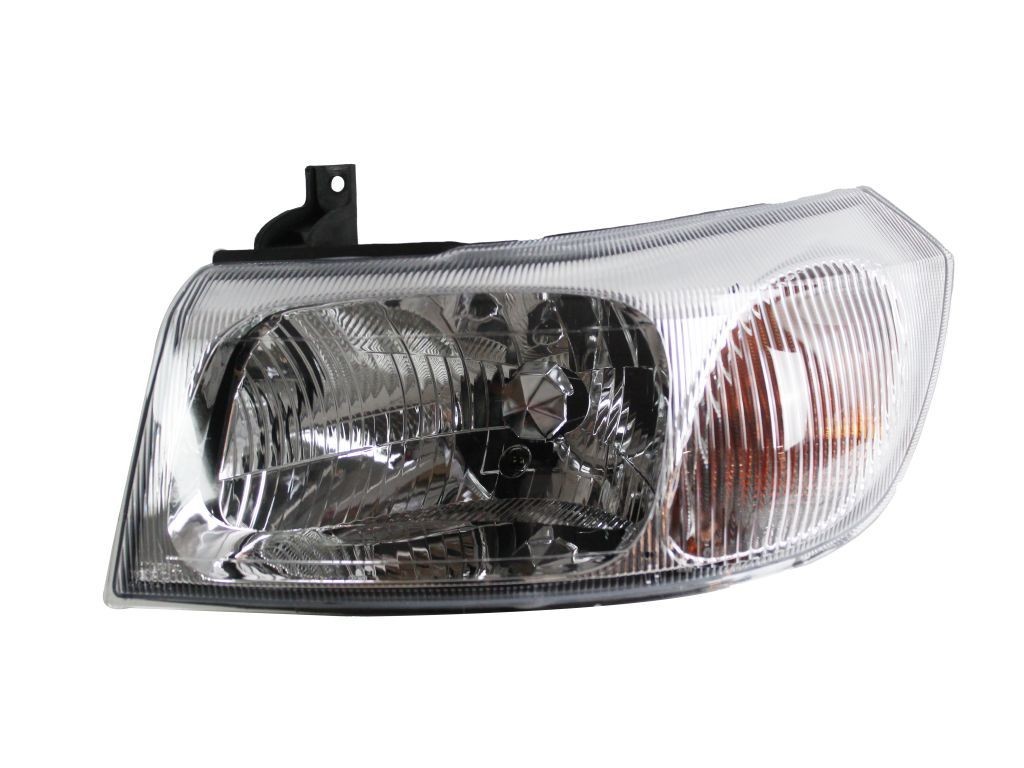 ABAKUS 431-1147L-LDEM1 Headlight Left, H4, chrome, for right-hand traffic, with bulb holder, without electric motor, without motor for headlamp levelling, P43t