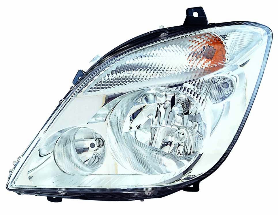 ABAKUS 440-1160L-LD-EM Headlight Left, H7, W5W, PY21W, with low beam, with indicator, with high beam, with position light, without front fog light, for right-hand traffic, without electric motor, without bulbs, PX26d, BAU15s