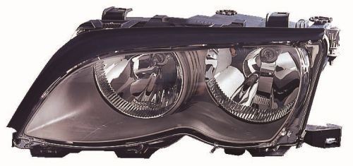ABAKUS 444-1128R-LDEM2 Headlight Right, H7, with motor for headlamp levelling, Housing with black interior, PX26d