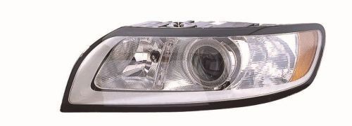 773-1130RMLDEM6 ABAKUS Headlight VOLVO Right, H7, H9, chrome, Crystal clear, with motor for headlamp levelling, PX26d, PGJ19-5