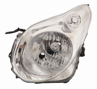 ABAKUS 218-1147R-LD-EM Headlight Right, H4, Crystal clear, P43t