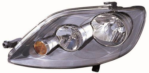 ABAKUS 441-1198L-LDEM6 Headlight Left, H7/H7, yellow, with motor for headlamp levelling, PX26d