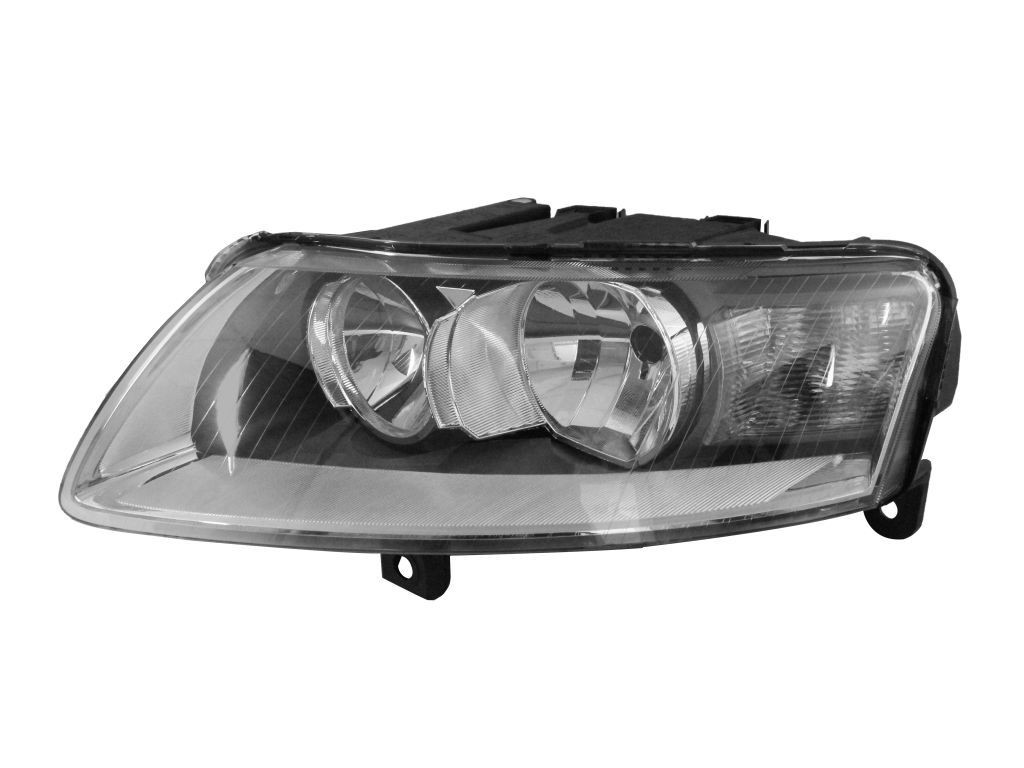 446-1111L-LD-EM ABAKUS Headlight AUDI Left, H1, H7, Crystal clear, with indicator, for right-hand traffic, without motor for headlamp levelling, P14.5s, PX26d