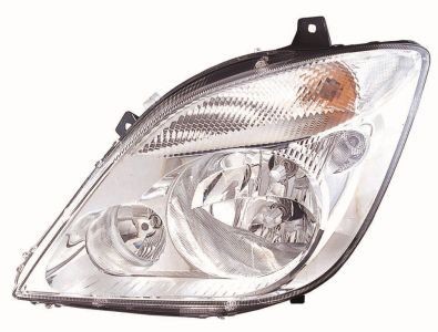 ABAKUS 440-1160R-LDEMF Headlight Right, H7, W5W, PY21W, with low beam, with outline marker light, with indicator, with high beam, with position light, with front fog light, for right-hand traffic, without electric motor, without bulbs, PX26d, BAU15s