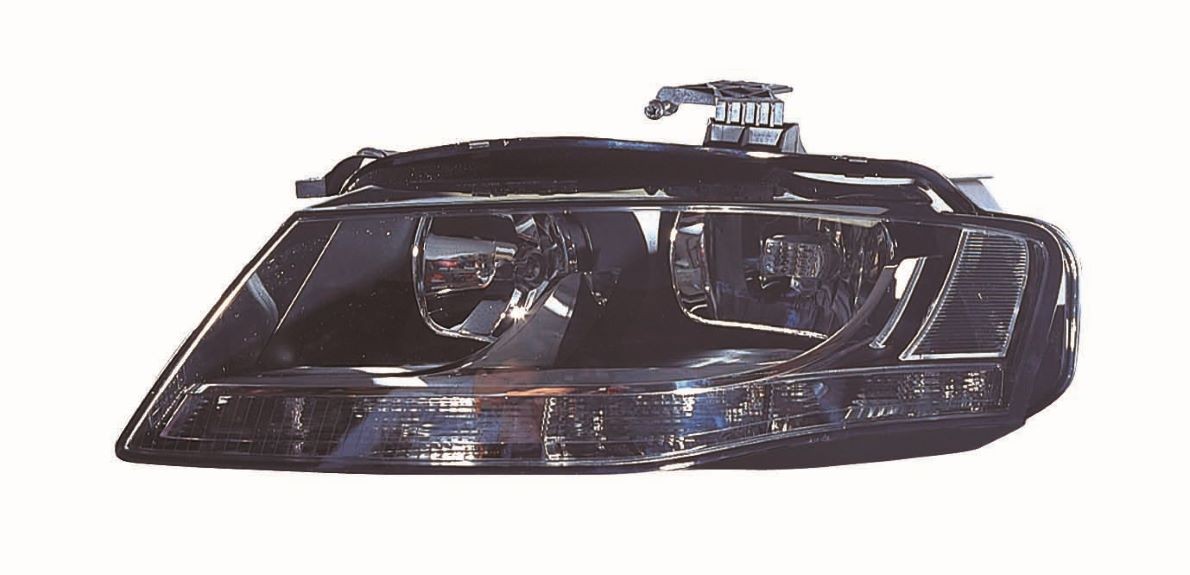 ABAKUS 446-1121LMLDEM2 Headlight Left, H7, Halogen, dark, with indicator, with daytime running light, for right-hand traffic, with motor for headlamp levelling, PX26d