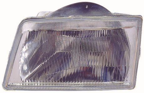 ABAKUS 550-1103R-LD-E Headlight Right, H4, with low beam, with outline marker light, with high beam, for right-hand traffic, with bulb holder, without bulb, without motor for headlamp levelling, P43t