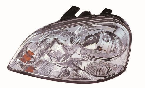 ABAKUS 222-1114R-LD-EM Headlight Right, H7, H1, with motor for headlamp levelling, PX26d, P14.5s