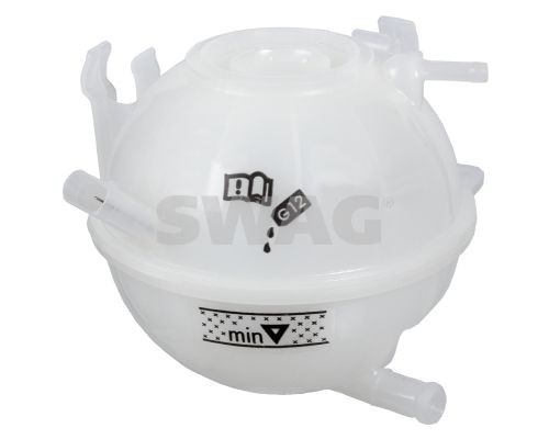 SWAG 30 94 6748 Coolant expansion tank with coolant level sensor, without lid