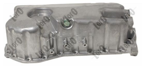 V10-1901 VAICO Oil sump with oil drain plug, without bore for oil