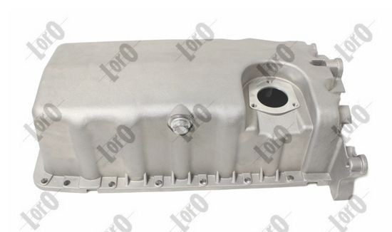 ABAKUS 100-00-049 Oil sump without gasket/seal, with bore for oil-level sensor