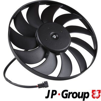 JP GROUP 1199104500 Fan, radiator Ø: 338 mm, 264W, without radiator fan shroud