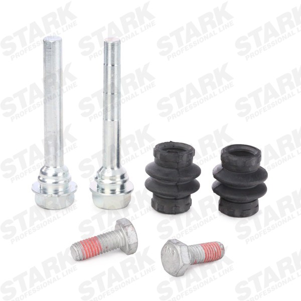 STARK SKGSK-1630024 Guide Sleeve Kit, brake caliper Rear Axle, with attachment material, with bolts