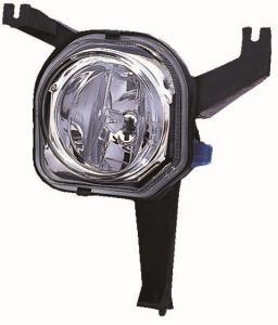 ABAKUS 550-2010L-UE Fog Light Crystal clear, Crystal clear, round, Left, without bulb holder, without bulb