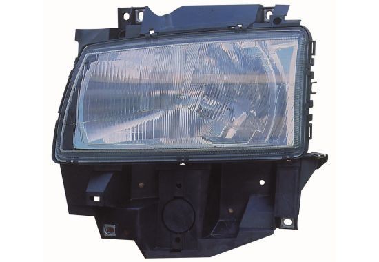 ABAKUS 441-1129R-LD-E Headlight Right, H4, with low beam, with high beam, for right-hand traffic, without bulb holder, without bulb, P43t